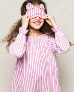 Antique Red Ticking Delphine Nightgown