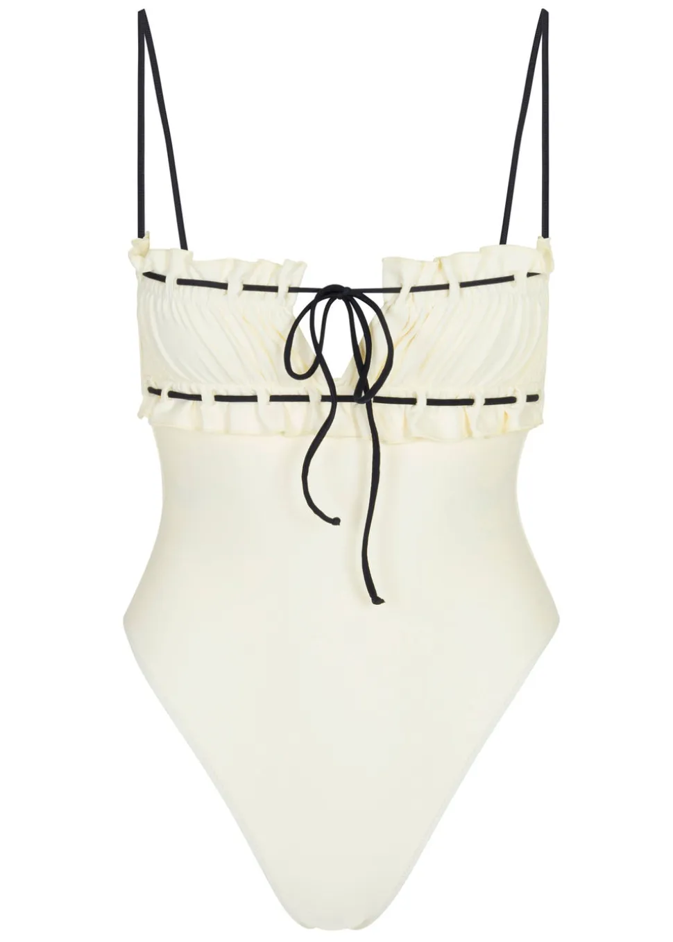 Antoinette One Piece in Creme & Black
