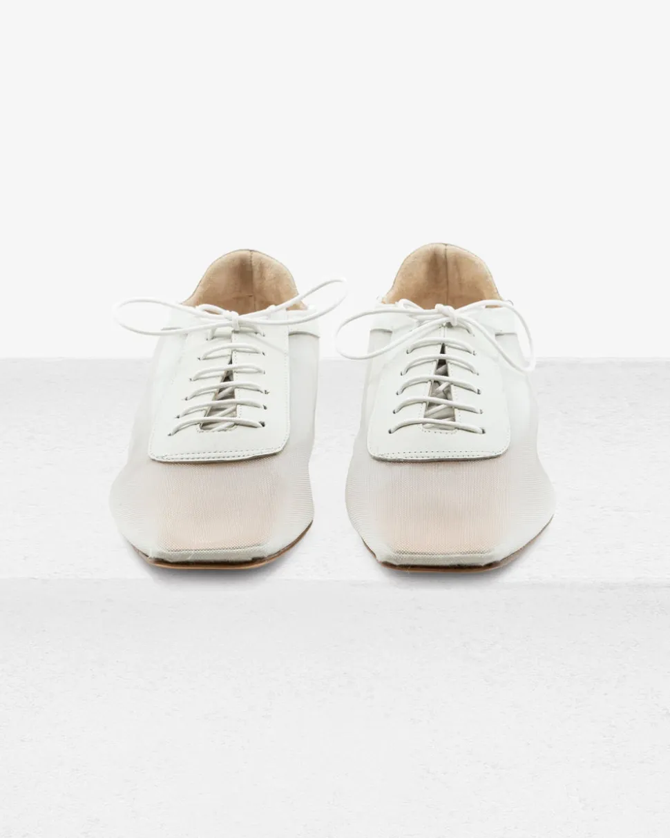 Antonia Clear Mesh White