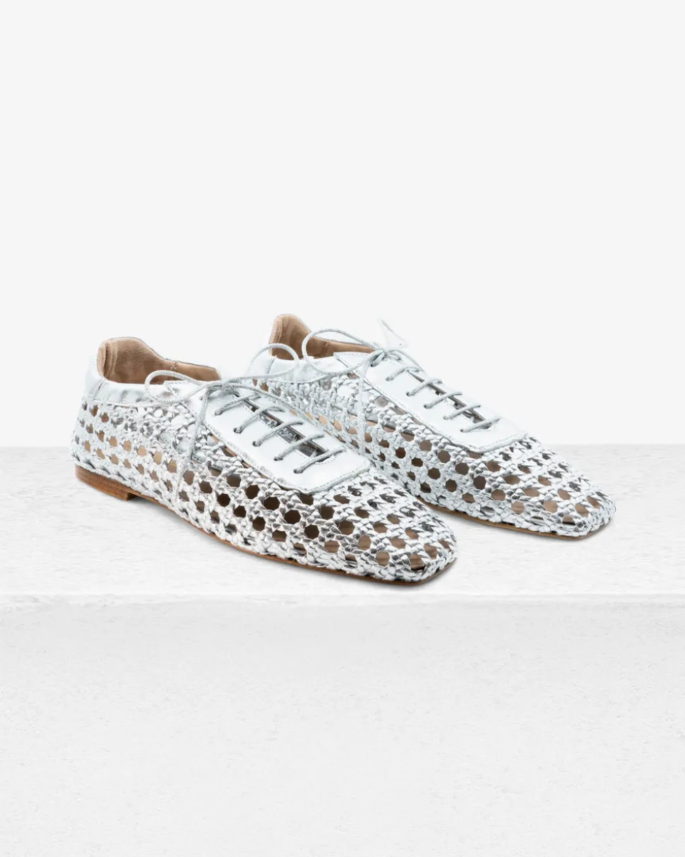 Antonia Flat in Leather