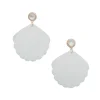 Anya Earrings in White
