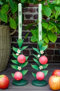 Apple Fruit Candle Holder