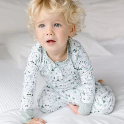 Apres Ski Two-Piece Kids Henley Pajamas