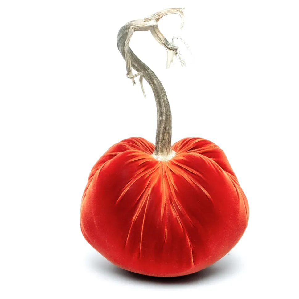 Apricot Silk Velvet Pumpkin