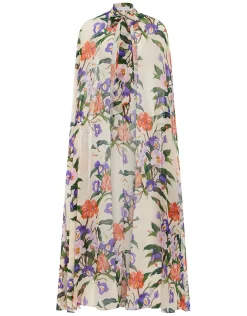 Ara Georgette Cape in Tree Of Life Cream