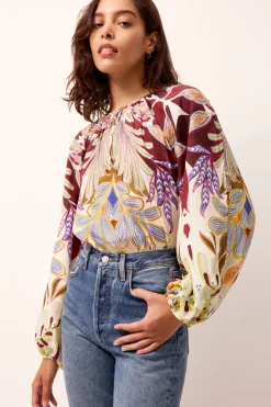 Arabella Blouse in Tranquility