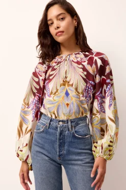 Arabella Blouse in Tranquility