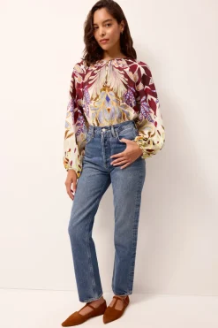 Arabella Blouse in Tranquility
