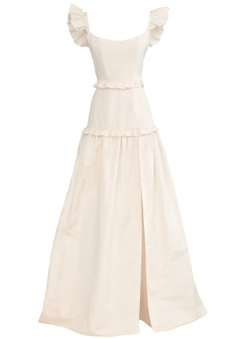 Arabella Ivory Moire Gown