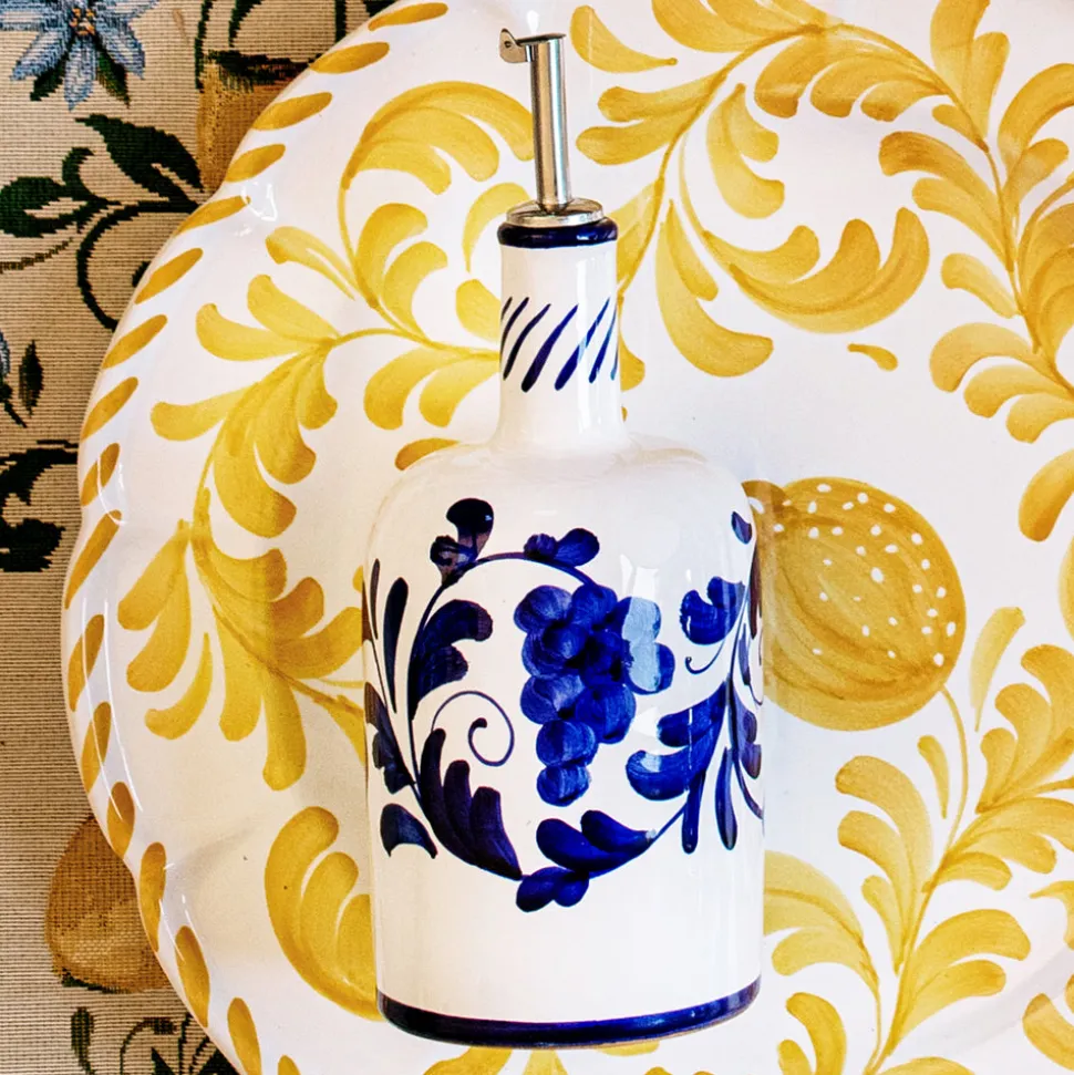 Arezzo Cobalt Olive Oil Bottle