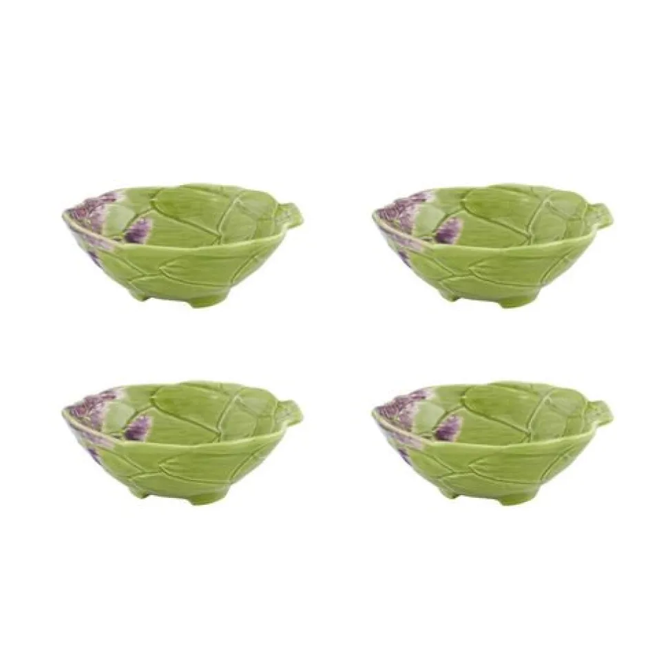 Artichoke Bowl in Green 5", set of 4