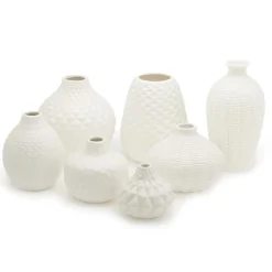 Artisan Carvings Vase, Set of 7