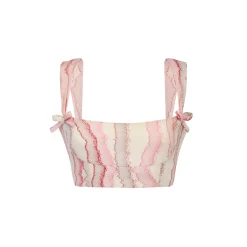 Arya Top in Multi Fil Coupe Stripe