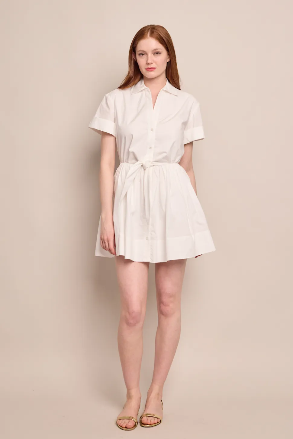 Asbury Mini Dress in White