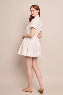 Asbury Mini Dress in White
