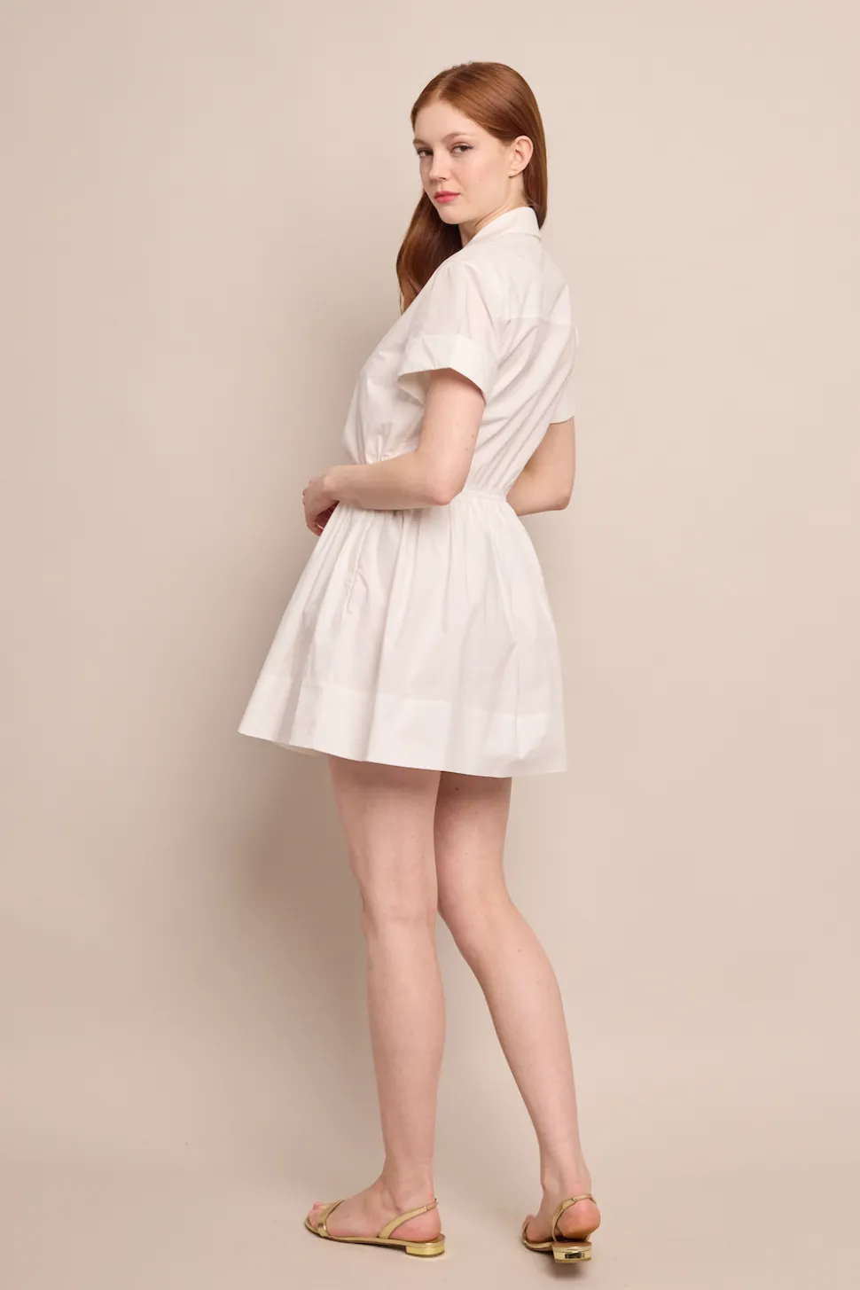 Asbury Mini Dress in White