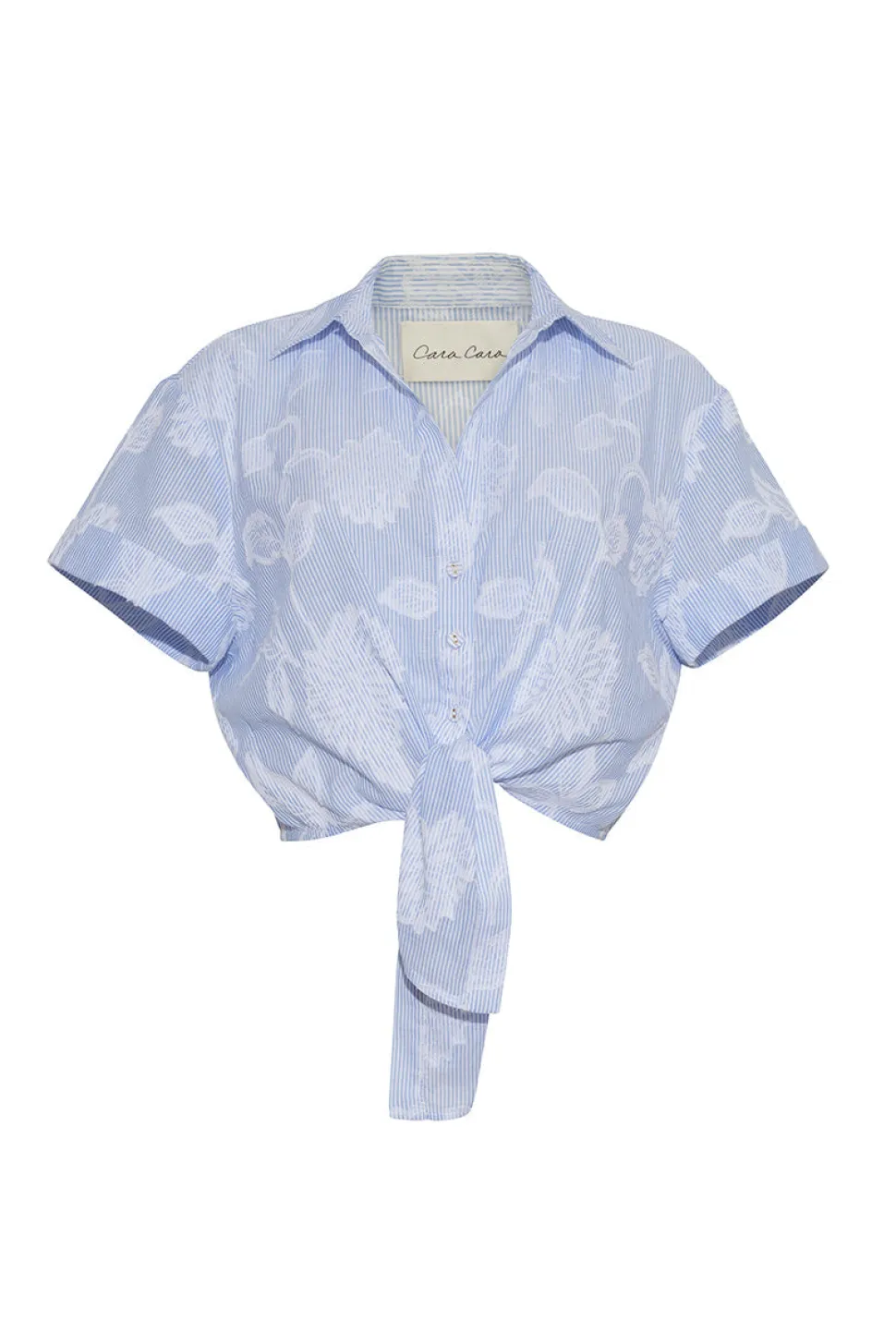 Asbury Top in Floral Clip Jacquard
