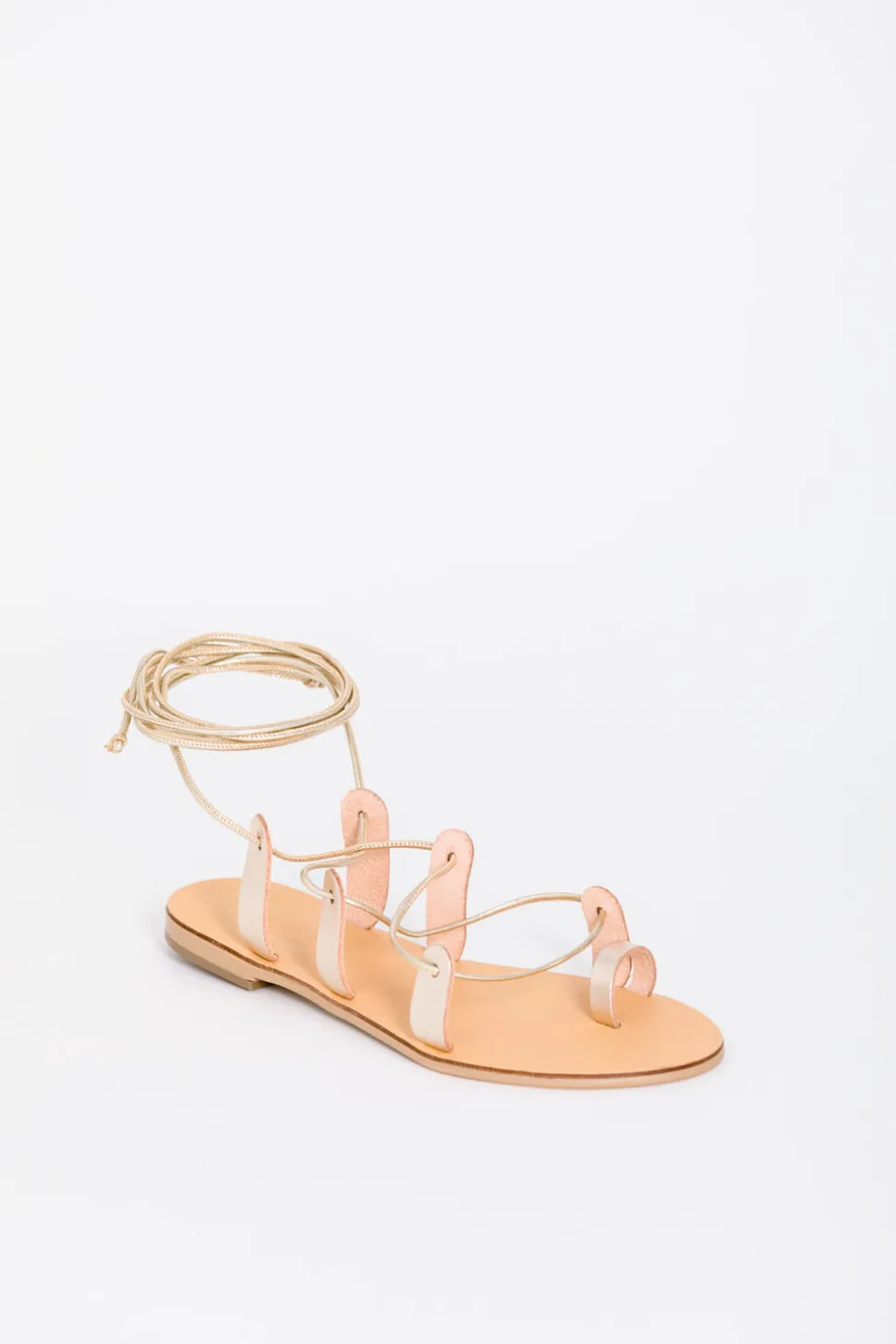 Athena Vegetable Tanned Leather Sandal
