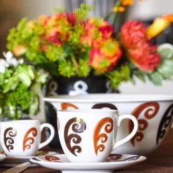 Athenee Peacock Coffee or Tea Cup