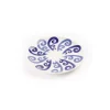 Athenee Two Tone Blue Peacock Dessert Plate