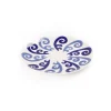 Athenee Two Tone Blue Peacock Dinner Plate