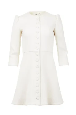 Audrey Button Mini Dress