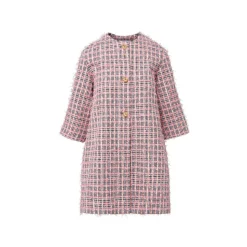 Audrey Coat in Eyelash Tweed