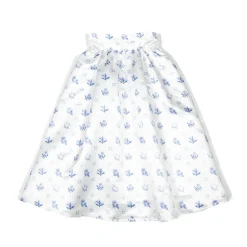 Audrey Skirt in Floral Delft