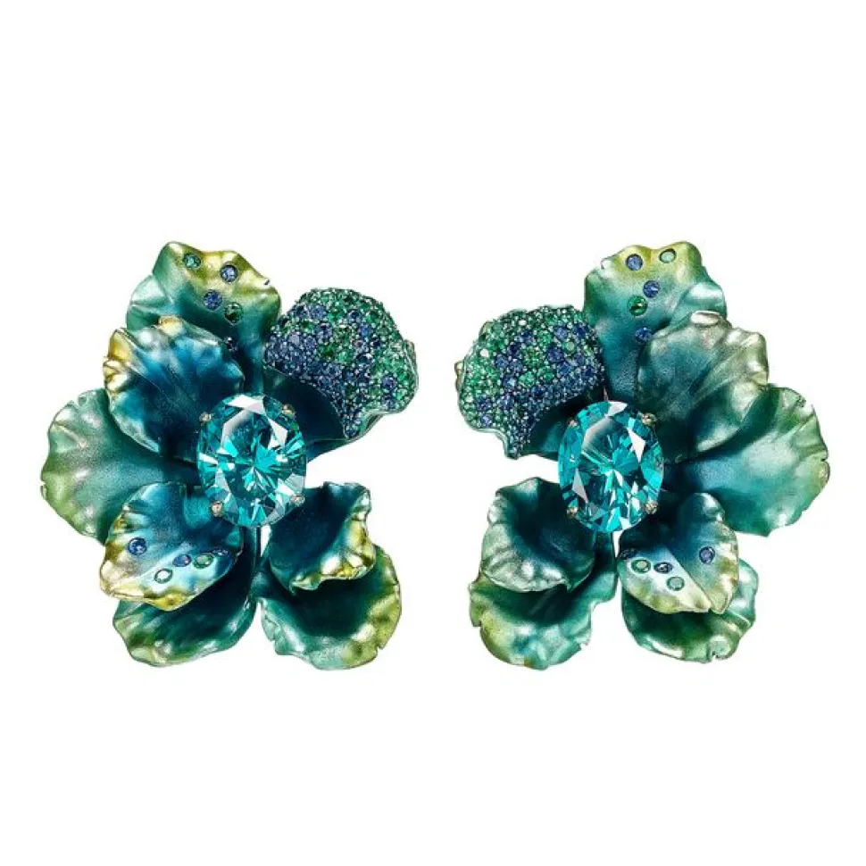 Aurora Poppy Earrings