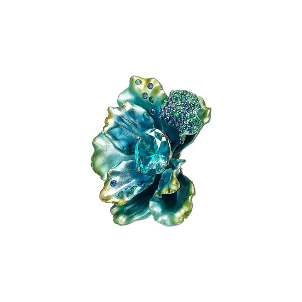 Aurora Poppy Earrings