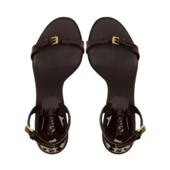 Aurora Sling Mid Patent Sandal in Maplewood
