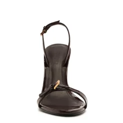 Aurora Sling Patent Sandal in Maplewood