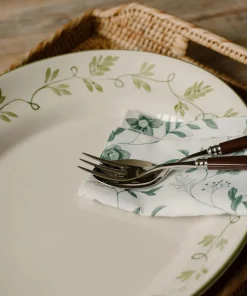 Ava Oval Platter in Green