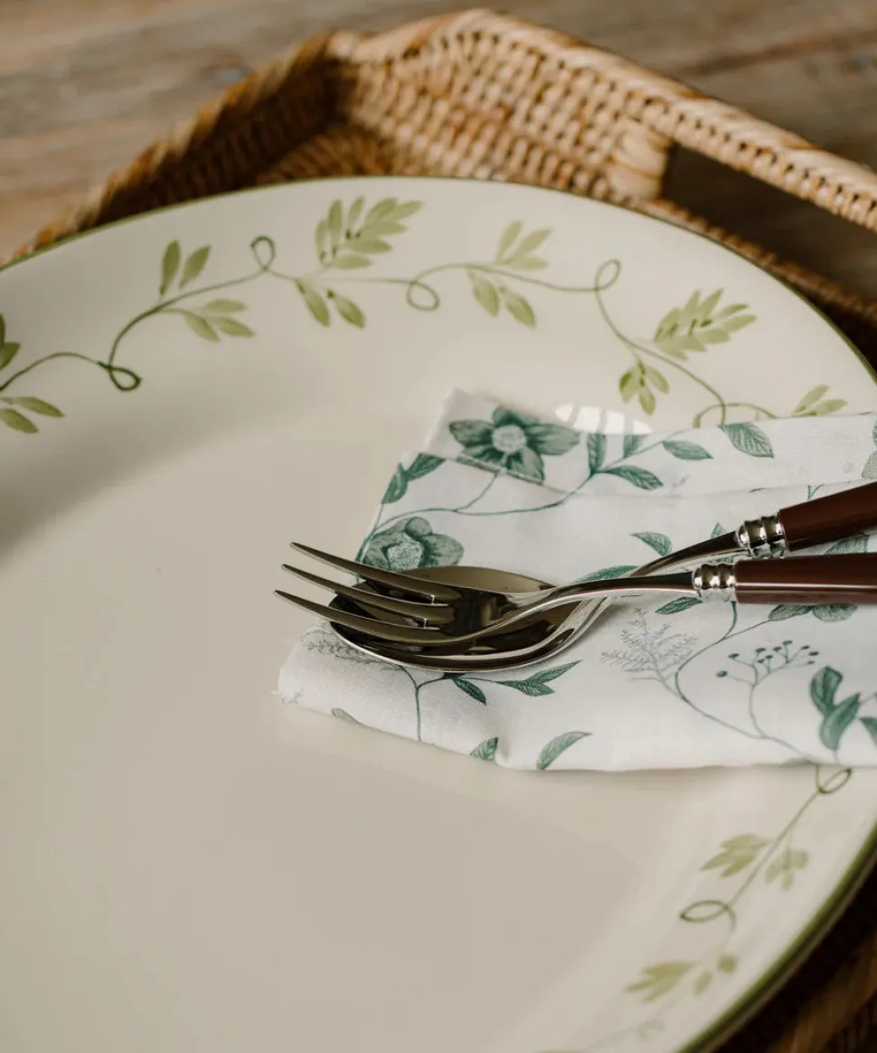 Ava Oval Platter in Green