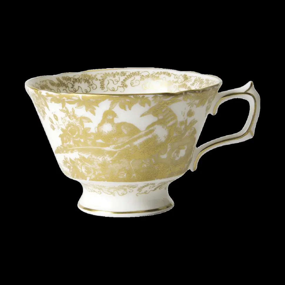 Aves Gold Tea Cup & Saucer