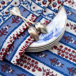 Avignon Napkins Red & Blue, Set of 6