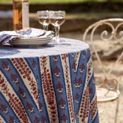 Avignon Napkins Red & Blue, Set of 6