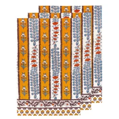 Avignon Tea Towels Dijon & Blue, Set of 3