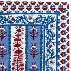 Avignon Tea Towels Red & Blue, Set of 3