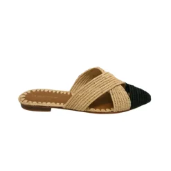 Azoulay Sandal in Nude/Black