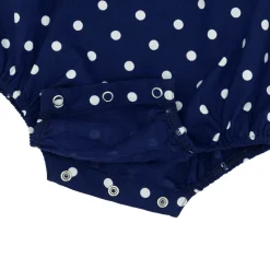 Baby Atlantic Dot Scalloped Bubble Romper