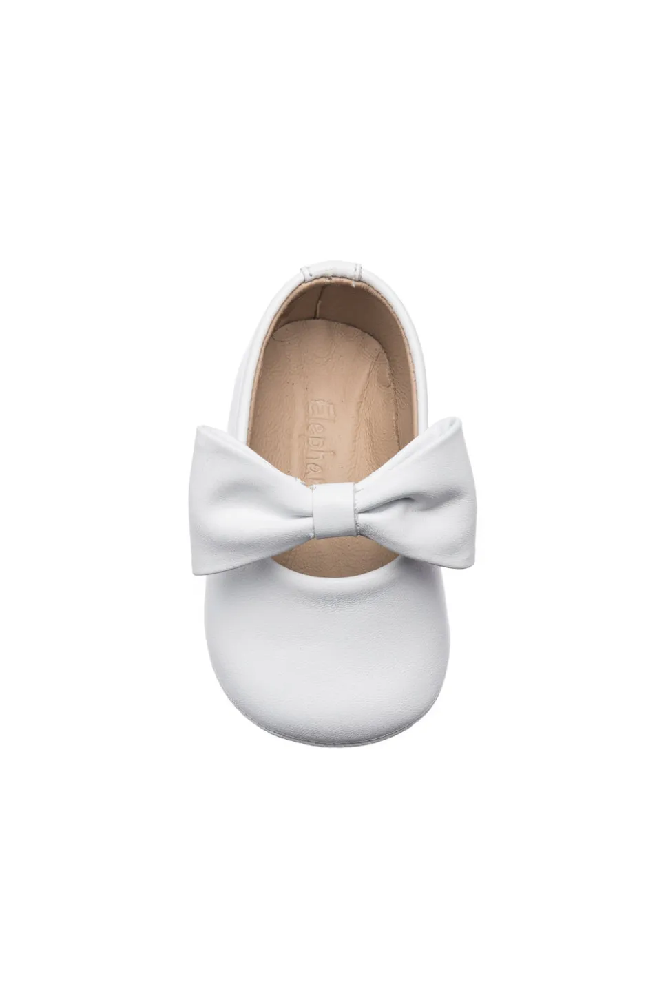 Baby Ballerina with Bow White