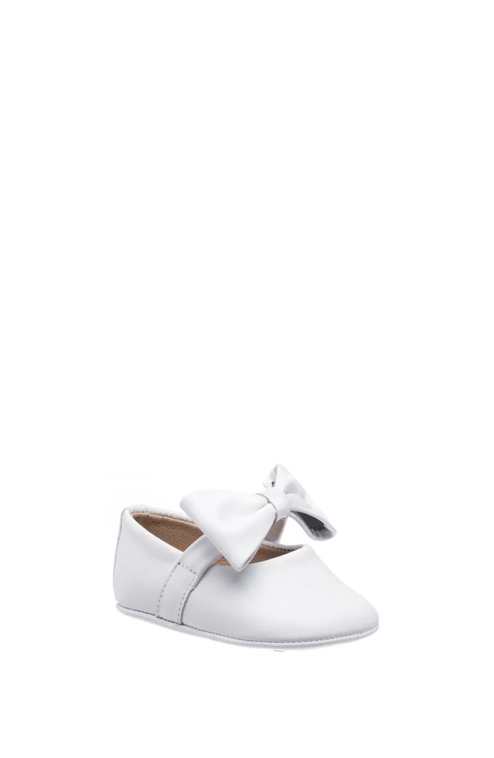 Baby Ballerina with Bow White