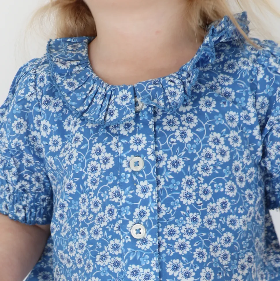 Baby Girl Rosebay Puff Sleeve Bloomer Set