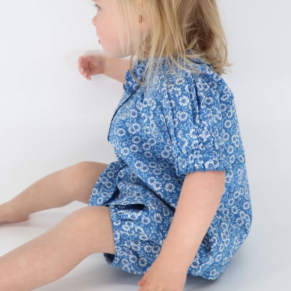 Baby Girl Rosebay Puff Sleeve Bloomer Set