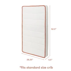 babyletto x Avocado Dual-stage, Organic & Non-Toxic Crib Mattress in White