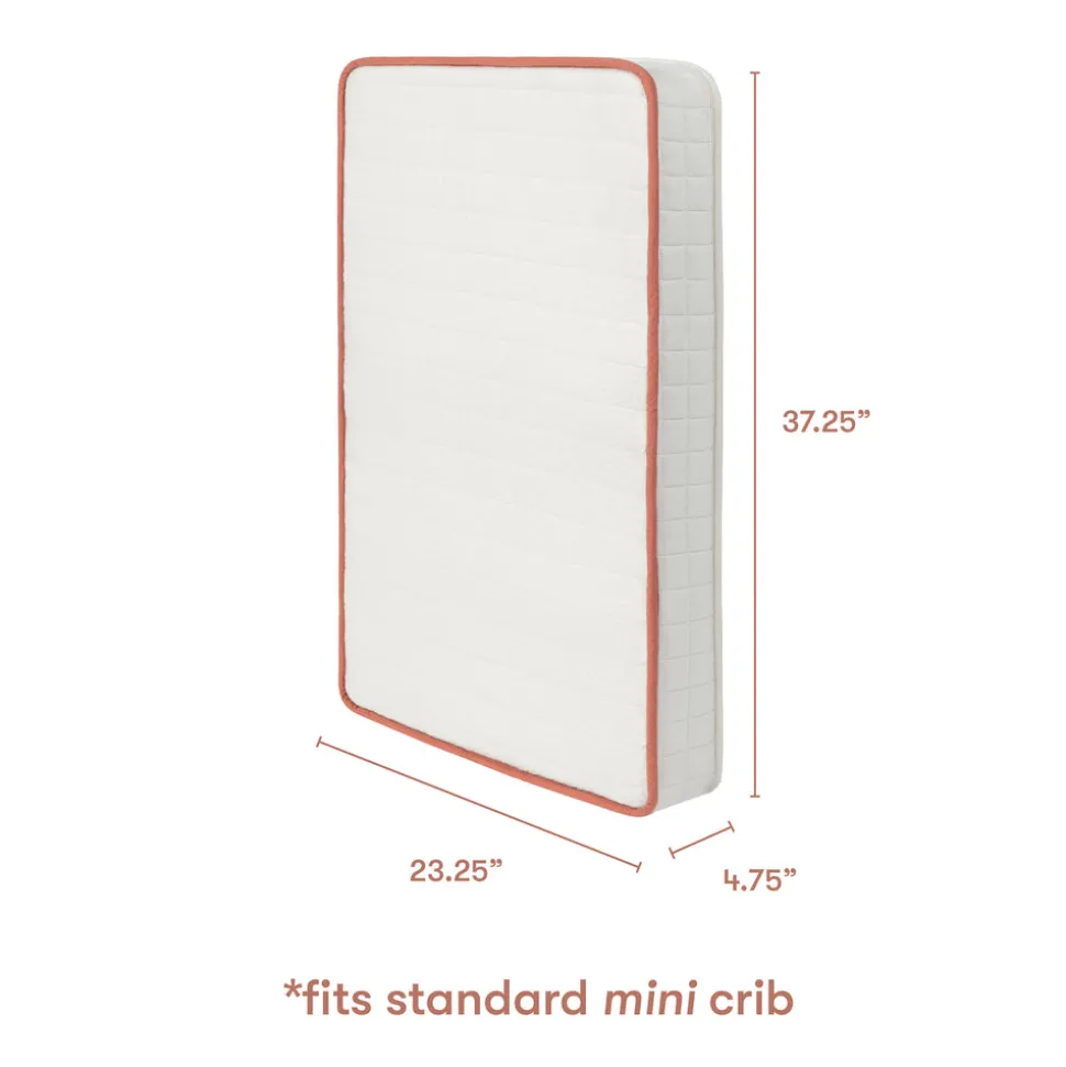 babyletto x Avocado Organic Mini Crib Mattress in White