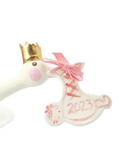 Baby's First Holiday Ornament in Pink