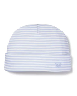 Baby’s Pima Hat in Blue Stripes