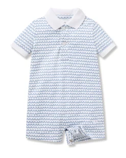 Baby's Pima Louis Play Romper in La Mer